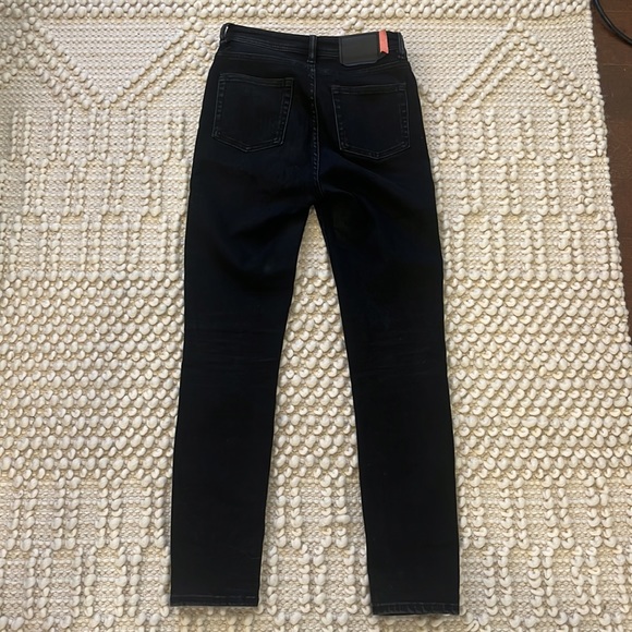 Acne studios Peg jeans in used black - Picture 8 of 9